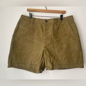 Filson Shorts Men’s 40 Olive Green Wax Short